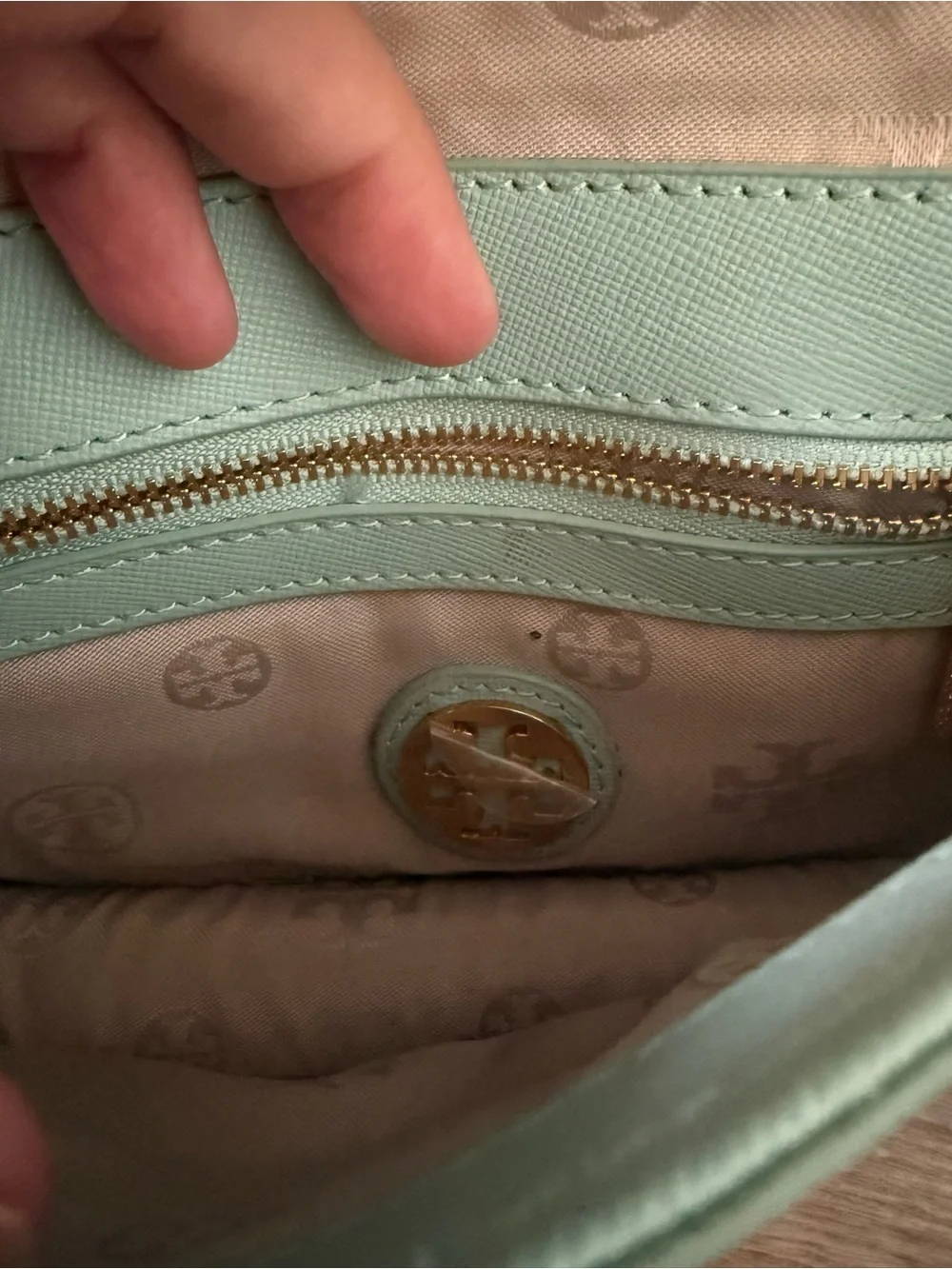 Tory Burch Mint Envelope bag